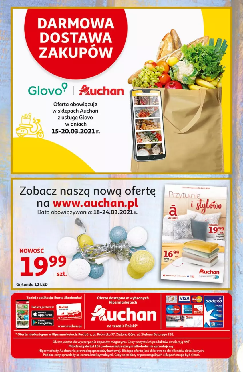 Gazetka promocyjna Auchan - Przygotuj się do Świąt Hipermarkety - ważna 18.03 do 24.03.2021 - strona 36