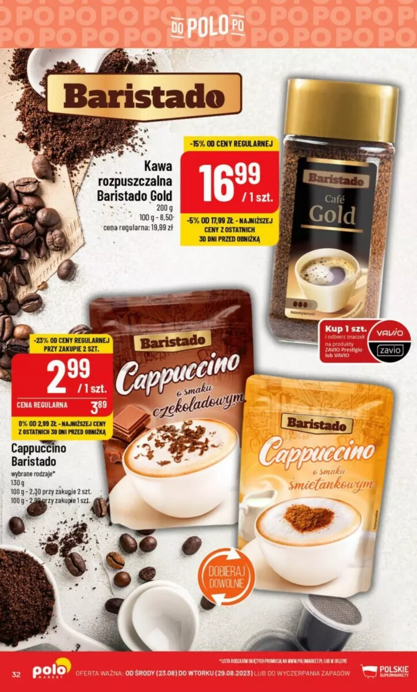 Gazetka promocyjna PoloMarket - ważna 23.08 do 29.08.2023 - strona 26 - produkty: Cappuccino, Kawa