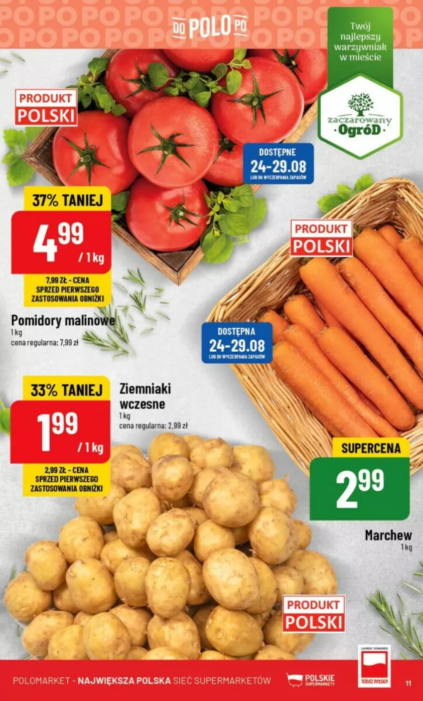 Gazetka promocyjna PoloMarket - ważna 23.08 do 29.08.2023 - strona 3 - produkty: Pomidory, Ziemniaki