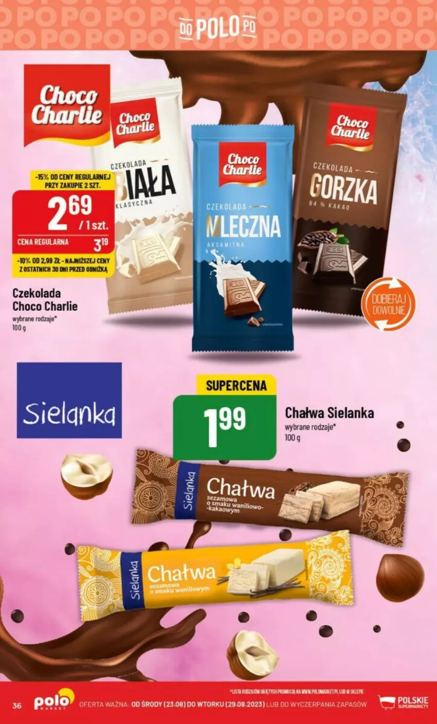 Gazetka promocyjna PoloMarket - ważna 23.08 do 29.08.2023 - strona 30 - produkty: Chałwa, Czekolada
