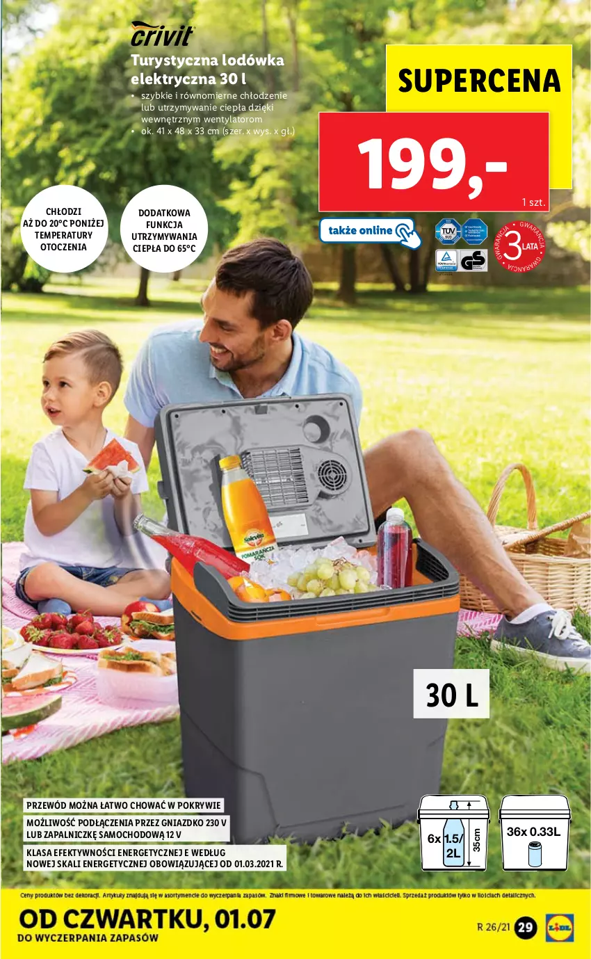 Gazetka promocyjna Lidl - GAZETKA - ważna 28.06 do 03.07.2021 - strona 29 - produkty: Lodówka, Przewód