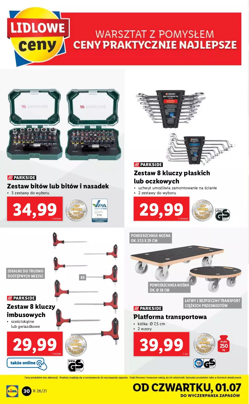 Gazetka promocyjna Lidl - GAZETKA - ważna 28.06 do 03.07.2021 - strona 30 - produkty: Piec, Por, Sport, Tran