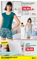 Gazetka promocyjna Lidl - GAZETKA - Gazetka - ważna od 03.07 do 03.07.2021 - strona 25 - produkty: Por, Poszewka, Moda, Piżama