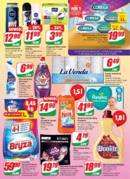 Gazetka promocyjna Dino - G28 - Gazetka - ważna od 18.07 do 18.07.2023 - strona 23 - produkty: Płyn do prania, Corega, Do mycia naczyń, Pampers, Papier, Bell, Pieluchy, Proszek do prania, Papier toaletowy, Woolite, Tytan, Podpaski, Fairy, Bella, Płyn do mycia, Bryza, Kapsułki do prania, Antyperspirant, Nivea, Fa