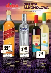 Gazetka promocyjna Dino - Oferta alkoholowa - Gazetka - ważna od 12.09 do 12.09.2026 - strona 1 - produkty: Koc, Johnnie Walker, Wódka, Stock, Whisky, Wino