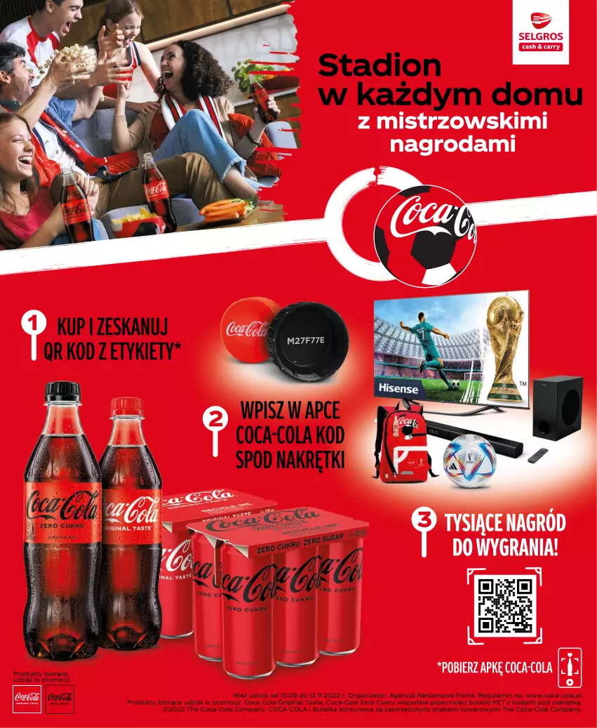 Gazetka promocyjna Selgros - Katalog Mistrzostwa Świata - ważna 03.11 do 16.11.2022 - strona 3 - produkty: Coca-Cola, Gin, LG