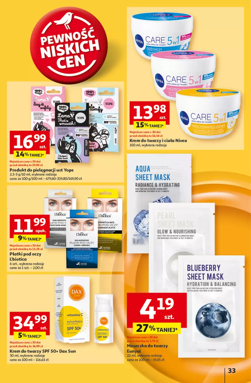 Gazetka promocyjna Auchan - Pewność Niskich Cen Hipermarket - ważna 05.09 do 11.09.2024 - strona 35 - produkty: AEG, DAX, Kolagen, Krem do twarzy, Nivea