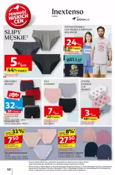 Gazetka promocyjna Auchan - Pewność Niskich Cen Hipermarket - Gazetka - ważna od 11.09 do 11.09.2024 - strona 50 - produkty: Top, Sos, Ser, Acer, Cars, Czapka, Slipy, Figi, Bokserki, Piżama