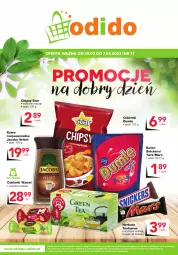 Gazetka promocyjna Odido - PROMOCJE na dobry dzień - Gazetka - ważna od 07.04 do 07.04.2022 - strona 1 - produkty: Kawa rozpuszczalna, Cukier, Chipsy, Kawa, Twix, Snickers, Wawel, Velvet, Mars, Jacobs Velvet, Teekanne, Baton, Cukierki, Jacobs, Herbata