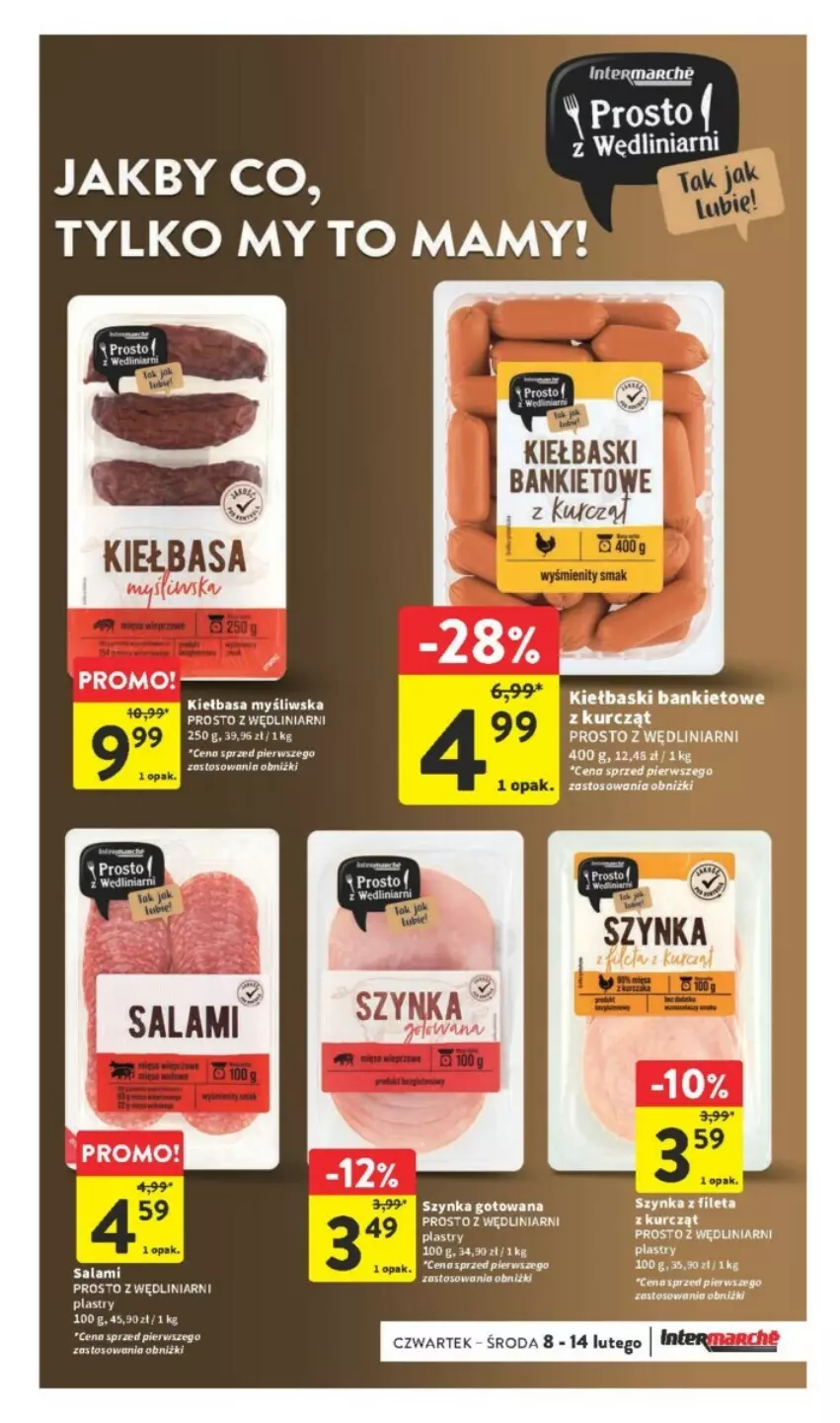 Gazetka promocyjna Intermarche - ważna 08.02 do 14.02.2024 - strona 18 - produkty: Fa, Salami, Szynka