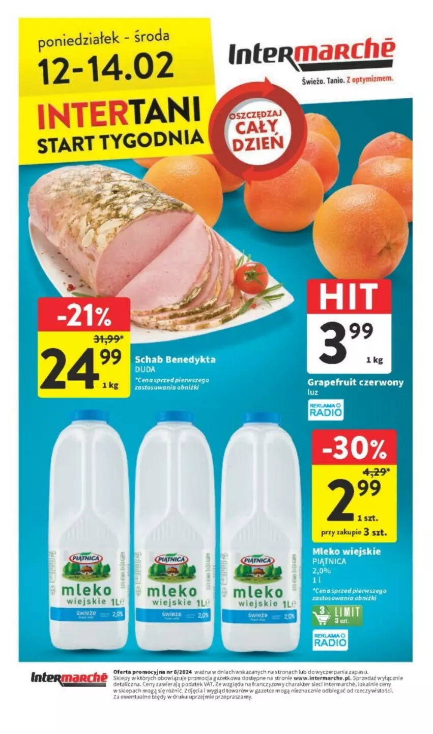 Gazetka promocyjna Intermarche - ważna 08.02 do 14.02.2024 - strona 35 - produkty: Duda, Mleko