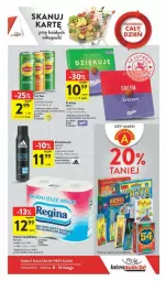 Gazetka promocyjna Intermarche - Gazetka - ważna od 14.02 do 14.02.2024 - strona 3 - produkty: Gin, Gry, Papier, Dezodorant, Praliny, Adidas, Papier toaletowy, Lipton, Rolki, Milka