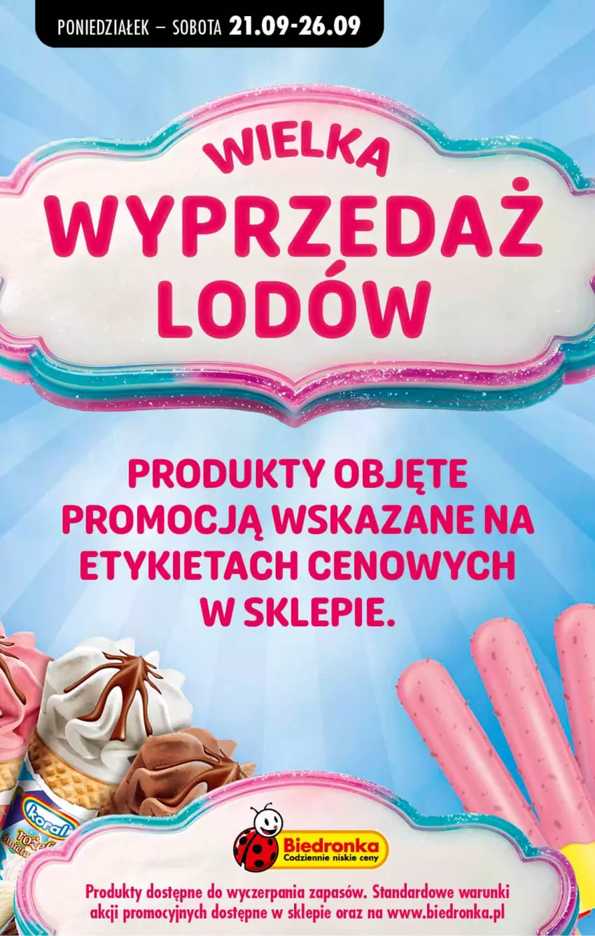 Gazetka promocyjna Biedronka - Gazetka - ważna 21.09 do 28.09.2026 - strona 1