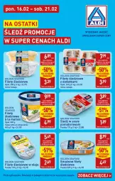 Gazetka promocyjna Aldi - Śledzie w super cenach ALDI - Gazetka - ważna od 21.02 do 21.02.2026 - strona 1 - produkty: Sos, Golden Seafood, Sledź, Olej