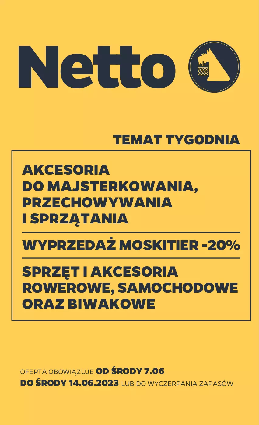 Gazetka promocyjna Netto - Akcesoria i dodatki - ważna 07.06 do 14.06.2023 - strona 1 - produkty: Rower