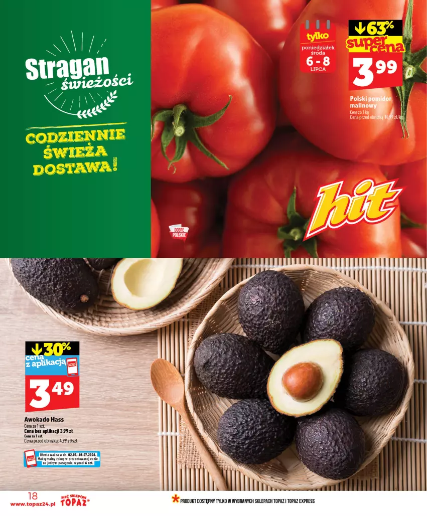 Gazetka promocyjna Topaz - Gazetka - ważna 01.07 do 16.07.2026 - strona 18 - produkty: Top