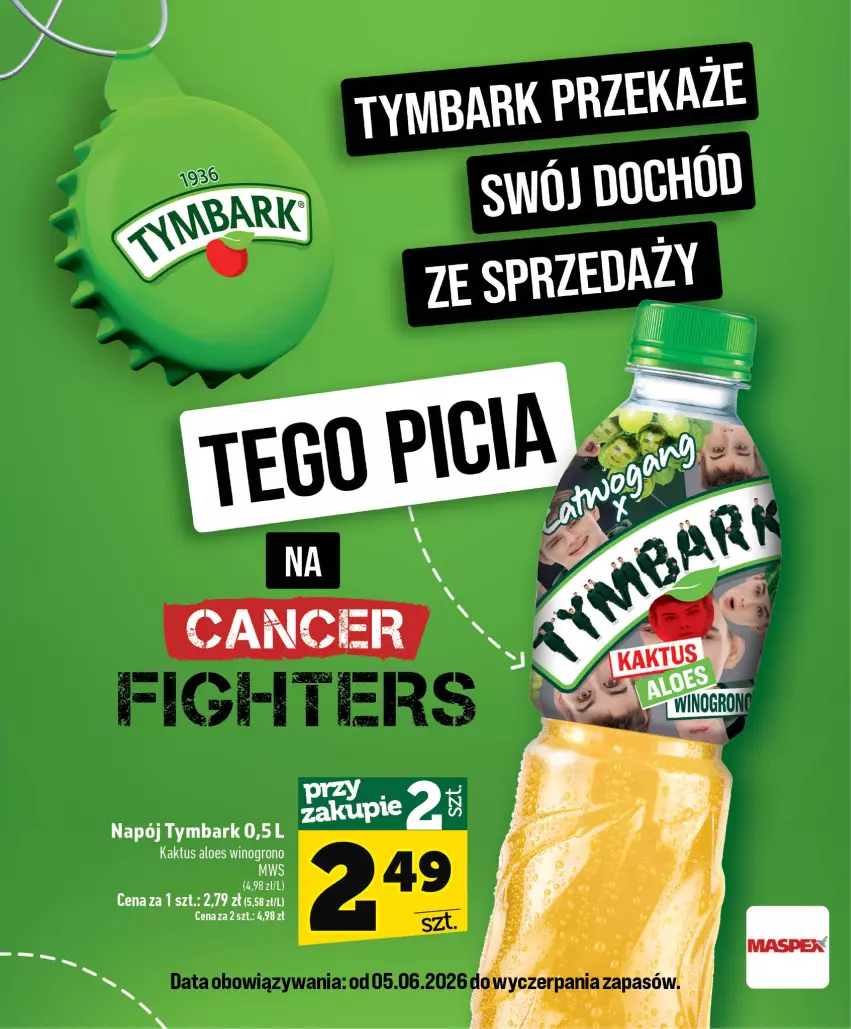 Gazetka promocyjna Topaz - Gazetka - ważna 01.07 do 16.07.2026 - strona 41 - produkty: Kaktus, Napój, Tymbark, Wino