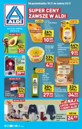 Gazetka promocyjna Aldi - Pełna oferta - Gazetka - ważna od 23.11 do 23.11.2024 - strona 1 - produkty: Krakus, Ser, Por, Gra, Złoty Mazur, Kawa ziarnista, Kawa, Szynka, Margaryna, Sport, Miód, Oliwa z oliwek, Słynne, Skrzat, Nektar, Piżama, Fa, Oliwa