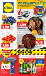 Gazetka promocyjna Lidl - GAZETKA - Gazetka - ważna od 30.04 do 30.04.2022 - strona 1 - produkty: Piwa, Gra, Pepsi, PIKOK, Waga, Grill, Olej, Kiełbasa, Pomidory, Kiełbasa śląska