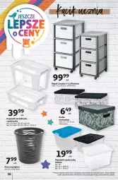 Gazetka promocyjna Auchan - Pewność Niskich Cen Hipermarket - Gazetka - ważna od 28.08 do 28.08.2024 - strona 44 - produkty: Papier, Kosz, Pojemnik z pokrywką, Pojemnik, Regał