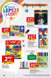 Gazetka promocyjna Auchan - Pewność Niskich Cen Hipermarket - Gazetka - ważna od 28.08 do 28.08.2024 - strona 48 - produkty: Pastele olejne, Flamastry, Tusz, Olej, LG