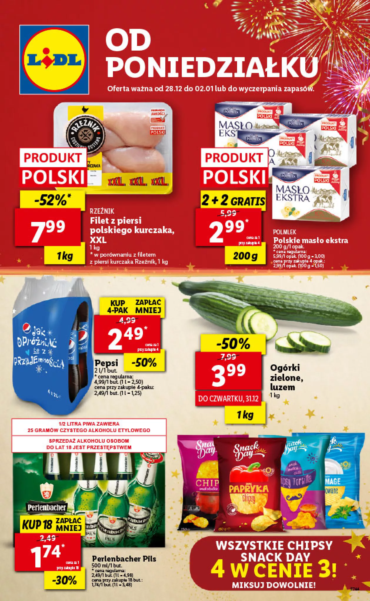 Gazetka promocyjna Lidl - Sylwester - ważna 28.12.2020 do 01.01.2021 - strona 1