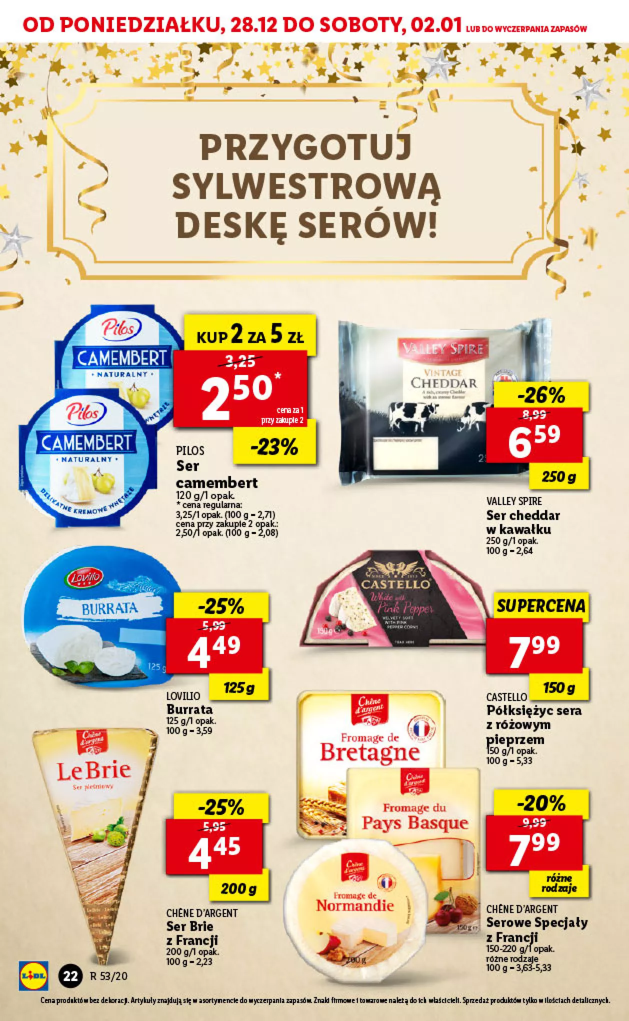 Gazetka promocyjna Lidl - Sylwester - ważna 28.12.2020 do 01.01.2021 - strona 22