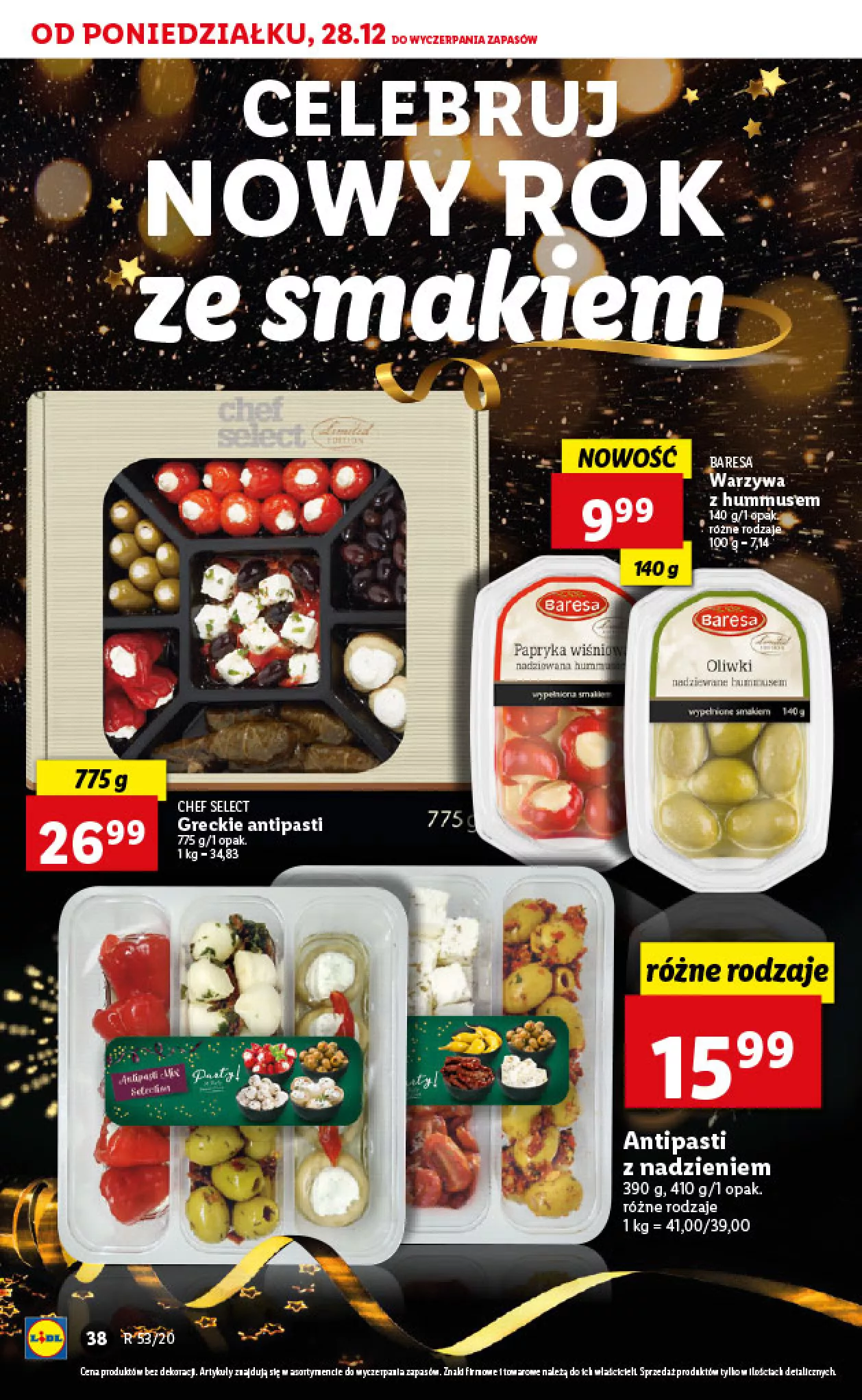 Gazetka promocyjna Lidl - Sylwester - ważna 28.12.2020 do 01.01.2021 - strona 38