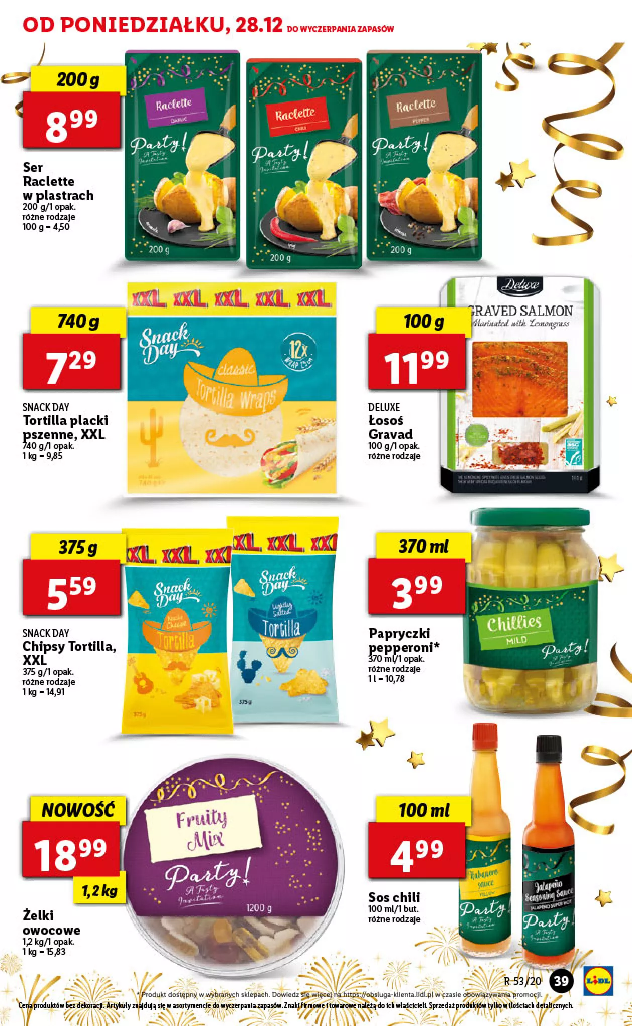 Gazetka promocyjna Lidl - Sylwester - ważna 28.12.2020 do 01.01.2021 - strona 39