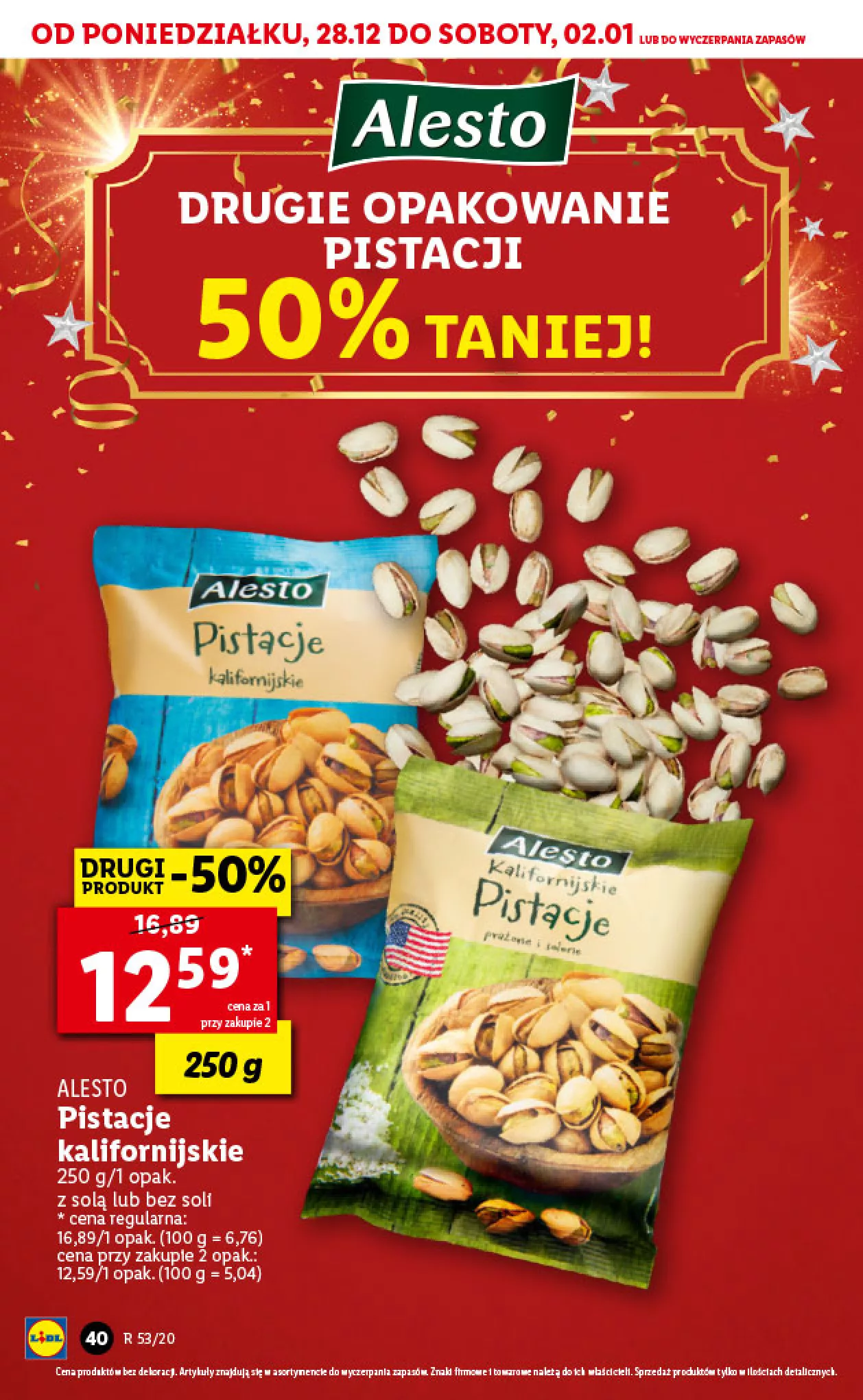 Gazetka promocyjna Lidl - Sylwester - ważna 28.12.2020 do 01.01.2021 - strona 40