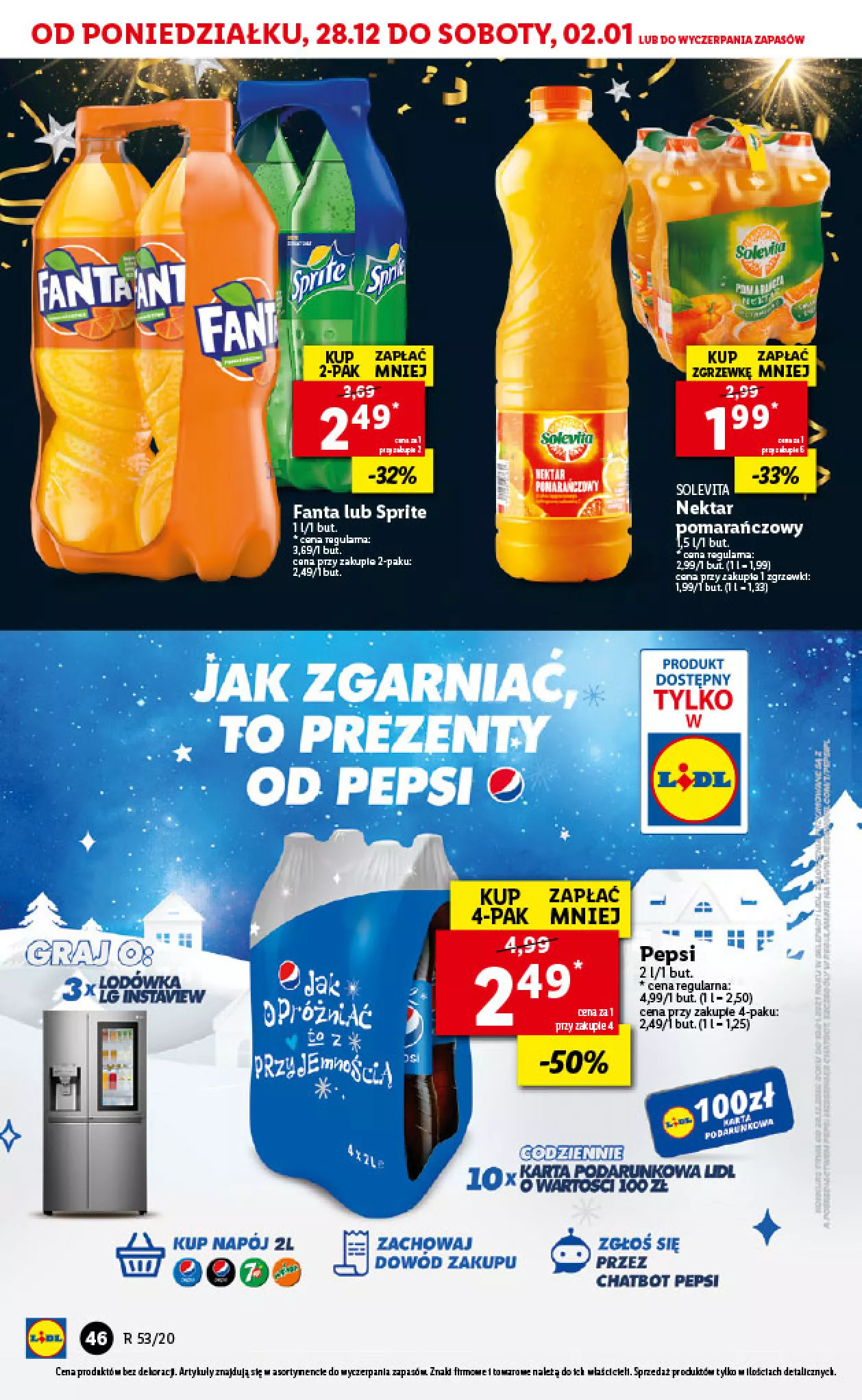 Gazetka promocyjna Lidl - Sylwester - ważna 28.12.2020 do 01.01.2021 - strona 46