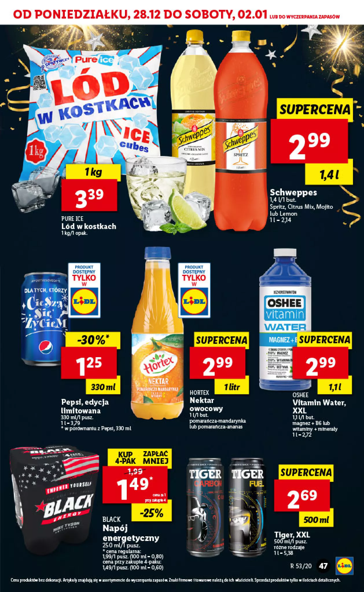 Gazetka promocyjna Lidl - Sylwester - ważna 28.12.2020 do 01.01.2021 - strona 47