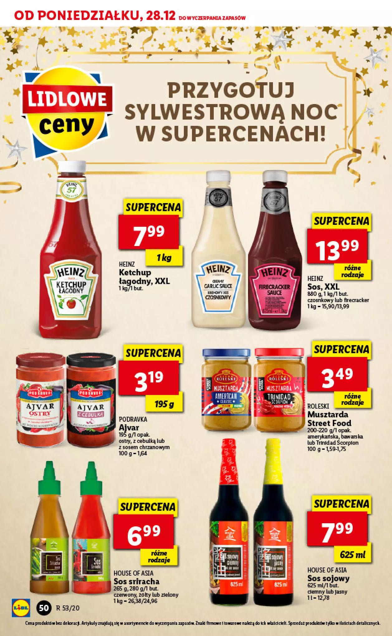 Gazetka promocyjna Lidl - Sylwester - ważna 28.12.2020 do 01.01.2021 - strona 50