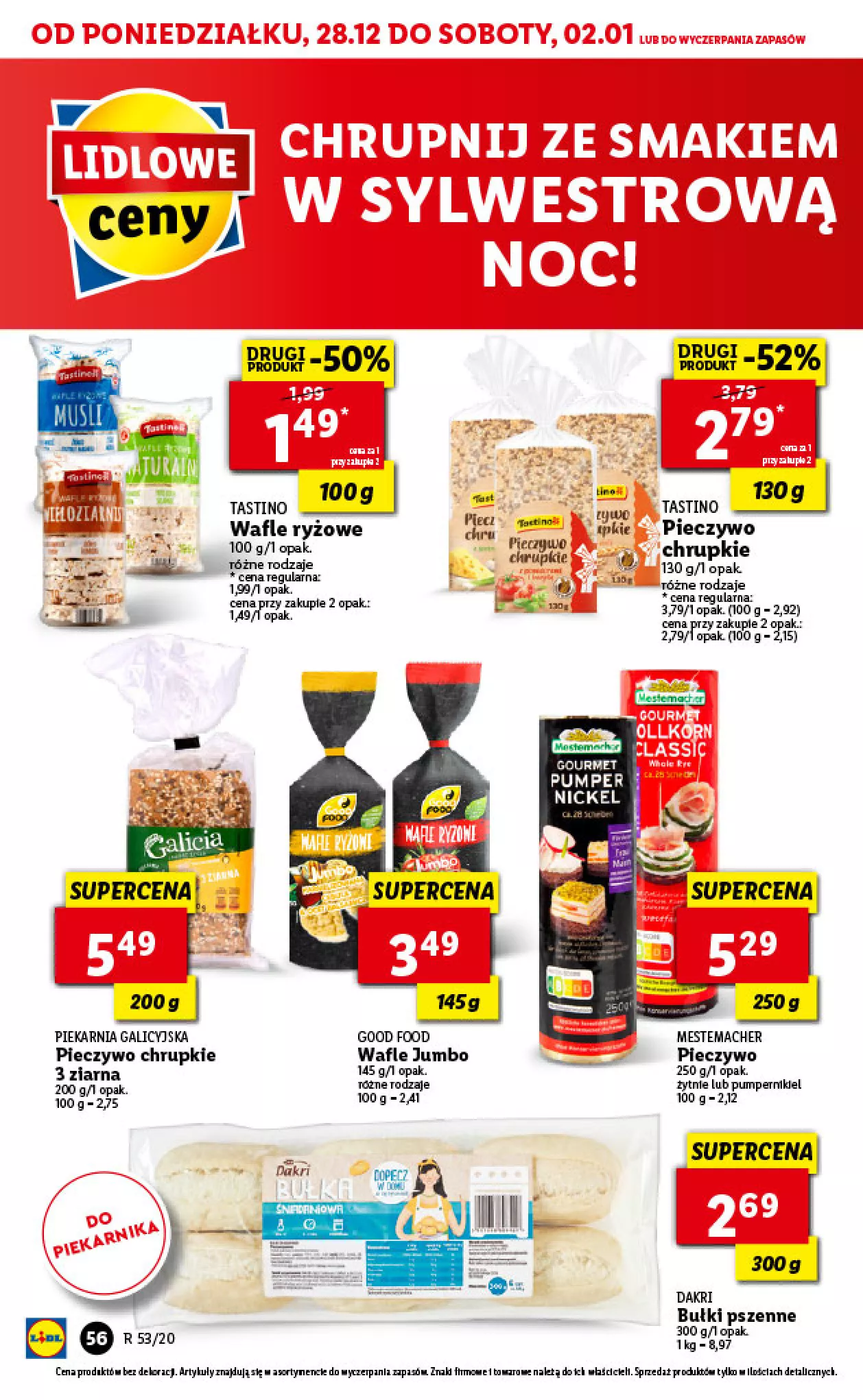 Gazetka promocyjna Lidl - Sylwester - ważna 28.12.2020 do 01.01.2021 - strona 56