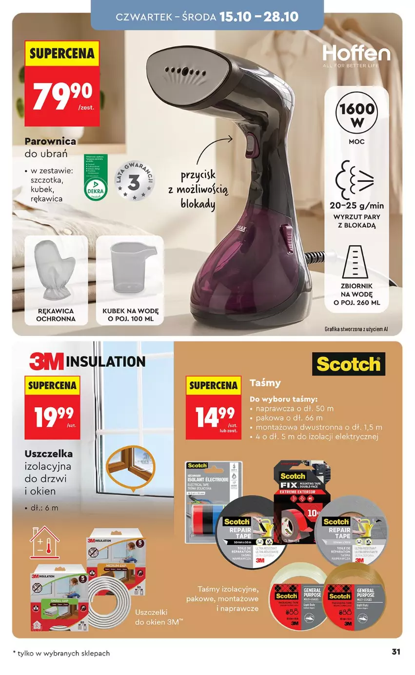 Gazetka promocyjna Biedronka - Okazje Tygodnia - ważna 10.10 do 24.10.2026 - strona 31 - produkty: Drzwi, Gra, Grafika, Kubek, Parownica, Szczotka