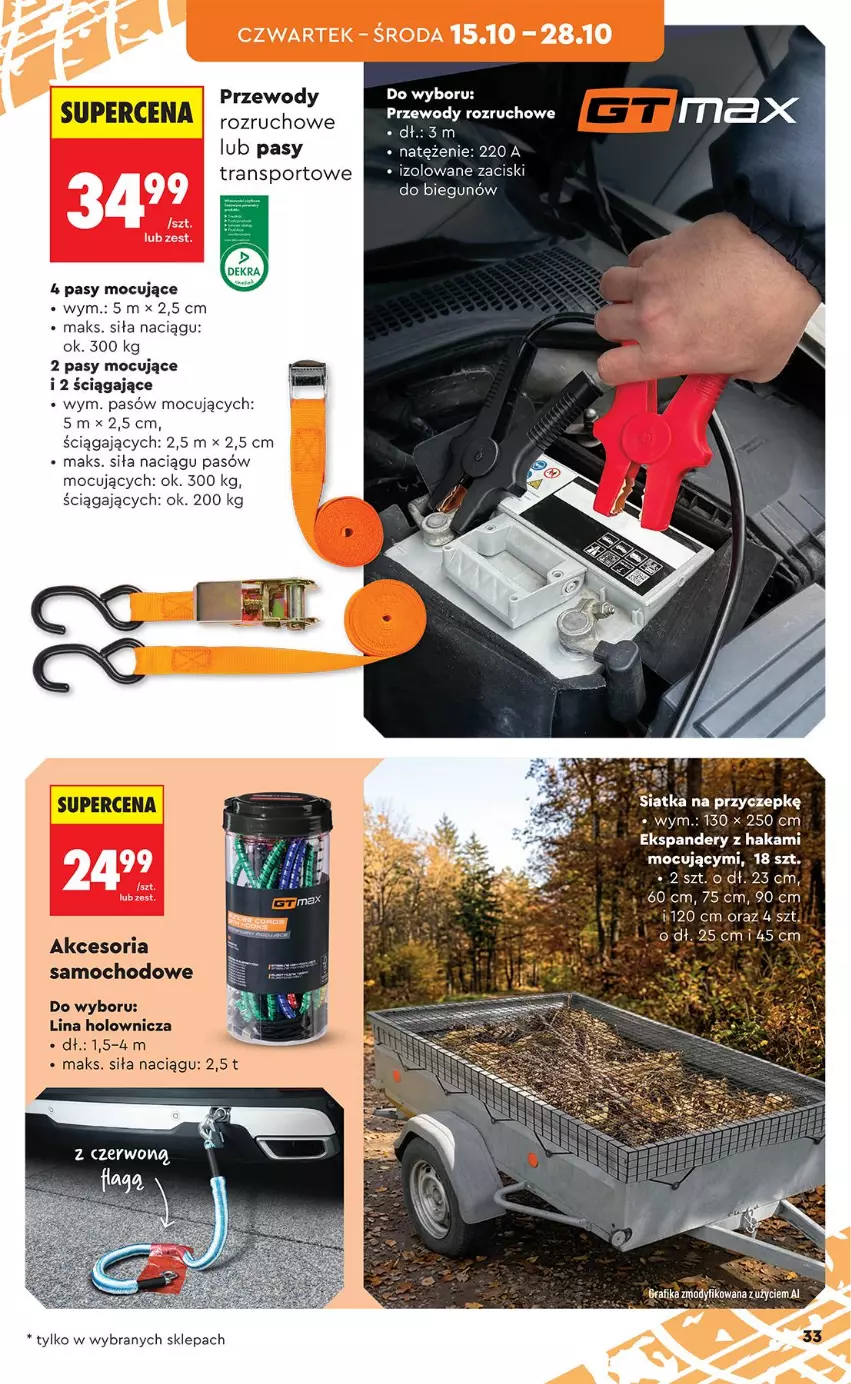 Gazetka promocyjna Biedronka - Okazje Tygodnia - ważna 10.10 do 24.10.2026 - strona 33 - produkty: Ekspander, Por, Siatka, Sport, Tran