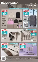 Gazetka promocyjna Biedronka - Okazje Tygodnia - Gazetka - ważna od 24.10 do 24.10.2026 - strona 42 - produkty: Top, Por, Torba na laptopa, Lokówka, Walizka, Tran, Plecak, Torba, Sport, Suszarka