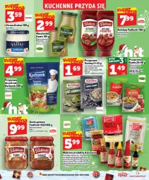 Gazetka promocyjna Topaz - Gazetka - Gazetka - ważna od 23.12 do 23.12.2025 - strona 15 - produkty: Chrzan, Ketchup, Makaron, Prymat, Krakus, Sos, Ryż, Mus, Papryka słodka, Kucharek, Papryka, Makaron ryżowy, Sos rybny, Laur, Mleczko, Pieprz, Pudliszki, Woda, Kamis, Ziele angielskie, Heinz, Przyprawa do potraw, Kokos, Musztarda, Danie gotowe