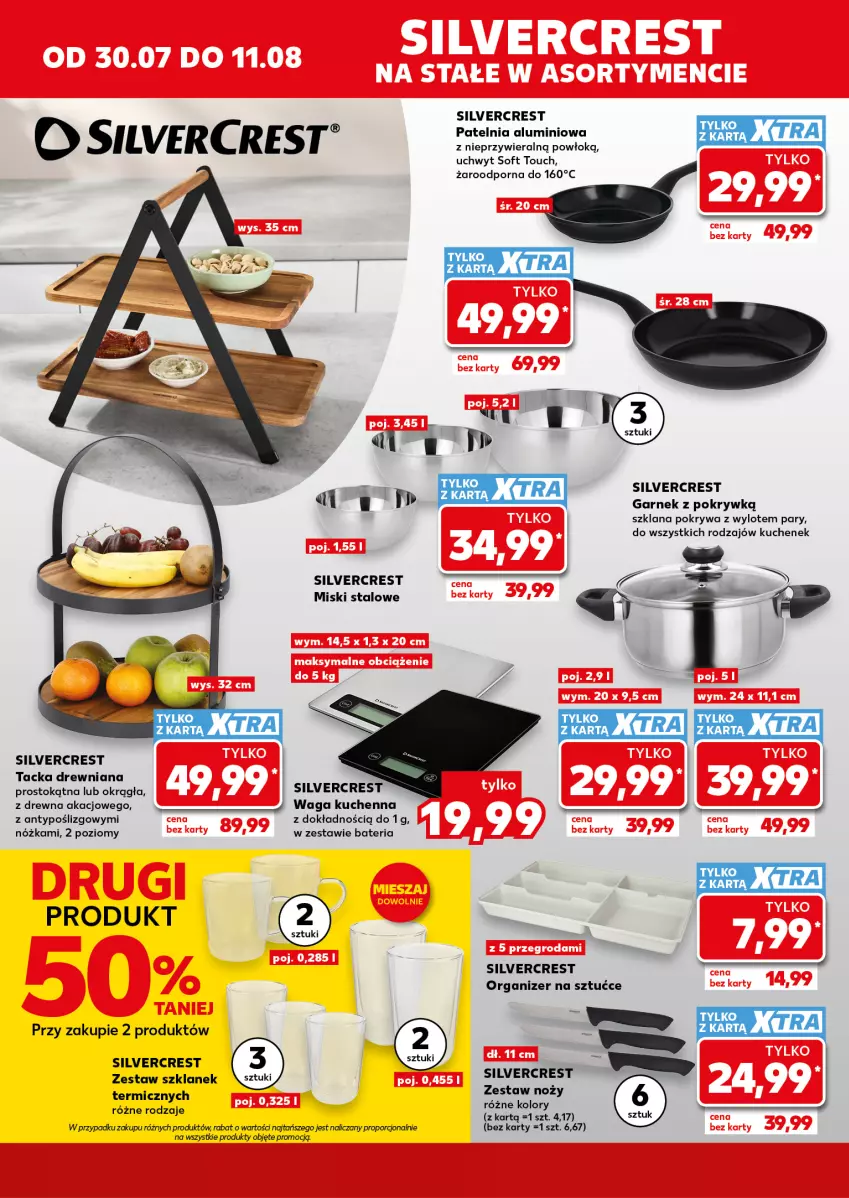 Gazetka promocyjna Kaufland - Kaufland - ważna 30.07 do 11.08.2026 - strona 12 - produkty: Bateria, Garnek, LANA, Noż, Organizer, Patelnia, Pokrywa, Por, Silvercrest, Waga