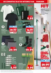 Gazetka promocyjna Kaufland - Kaufland - Gazetka - ważna od 11.08 do 11.08.2026 - strona 11 - produkty: Parkside, Teleskop, Ser, Por, Zestaw pędzli, Karp, T-shirt, Torba, Lazur, Bokserki, Lakier, Fa