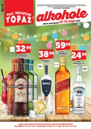Gazetka promocyjna Topaz - Gazetka - Gazetka - ważna od 31.05 do 31.05.2026 - strona 3 - produkty: Top, Vermouth, Bols, Martini, Wódka, Whisky, Wino