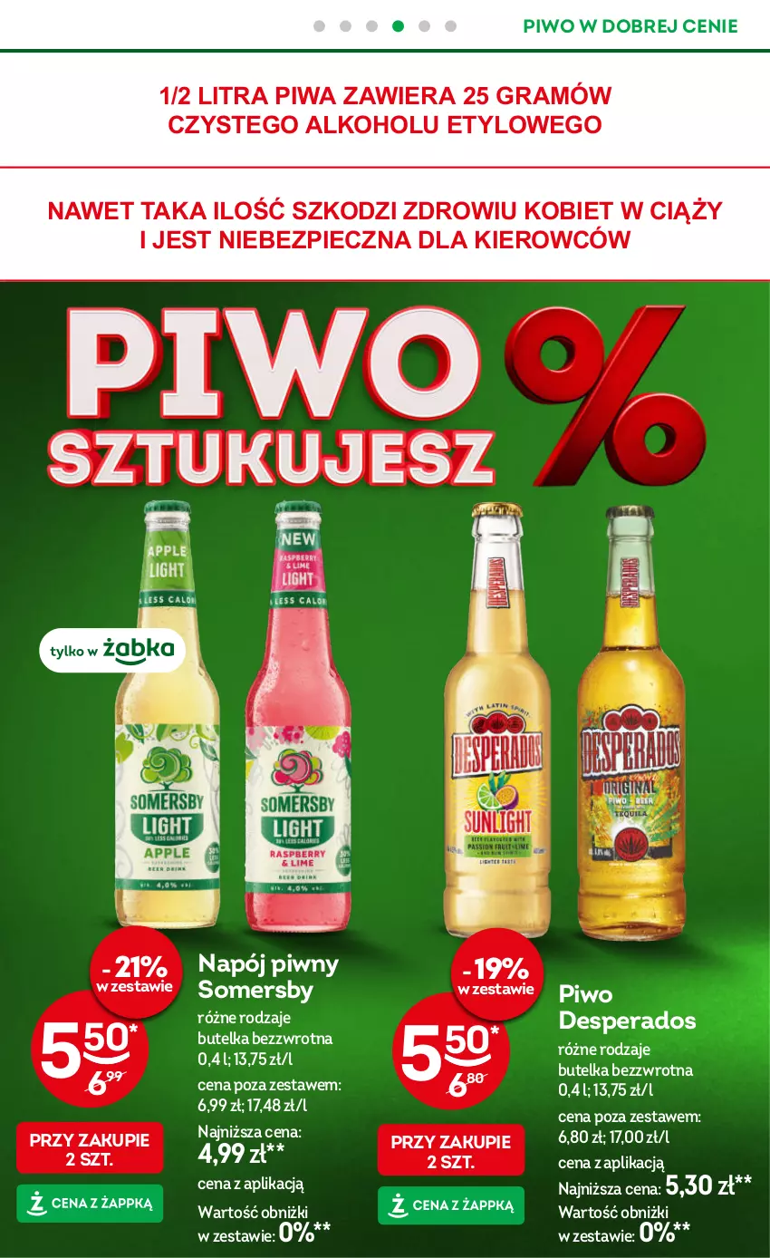 Gazetka promocyjna Żabka - gazetka-promocyjna-39-40-2026 - ważna 23.09 do 06.10.2026 - strona 41 - produkty: Desperados, Gra, Napój, Piec, Piwa, Piwo, Somersby