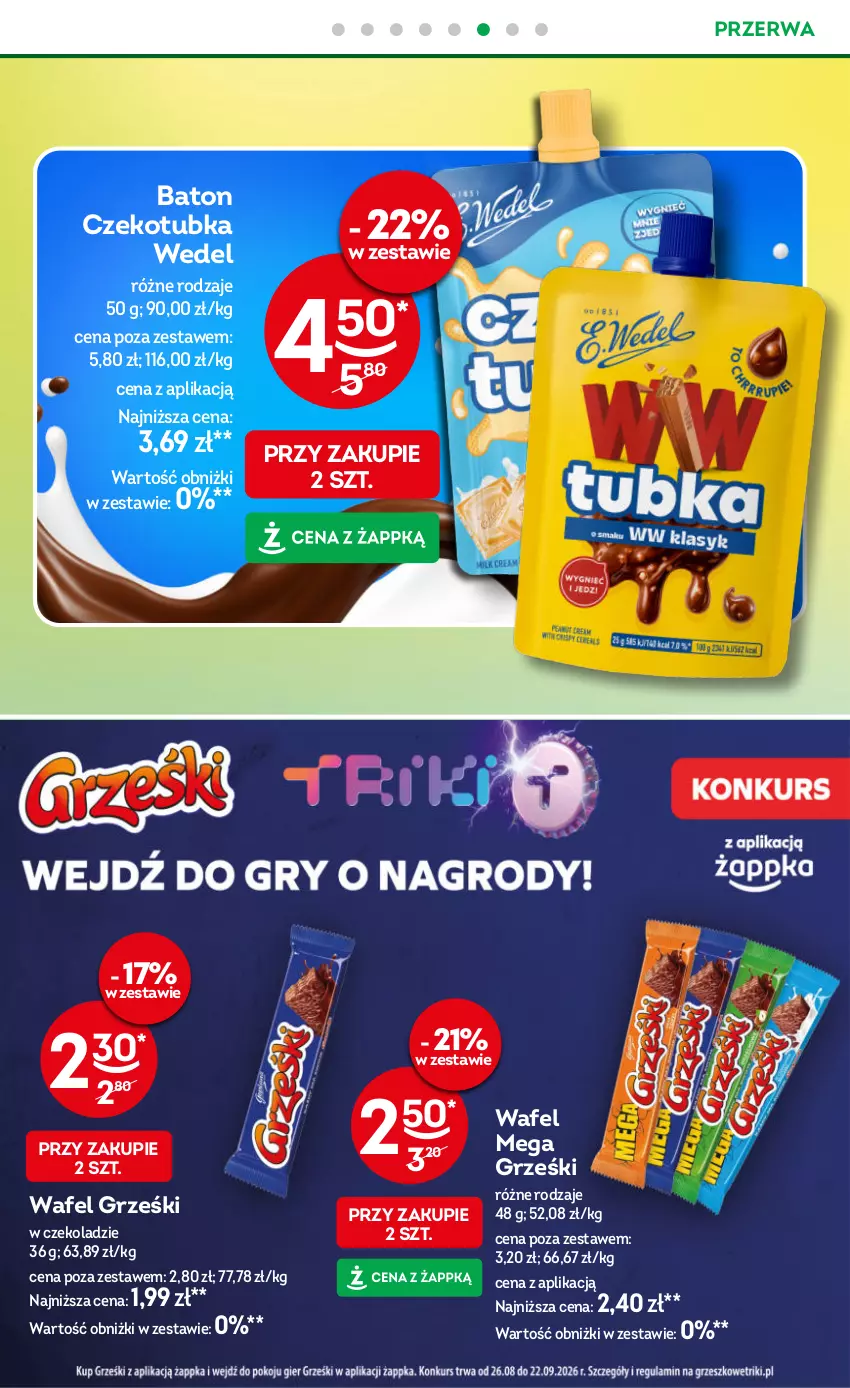 Gazetka promocyjna Żabka - gazetka-promocyjna-39-40-2026 - ważna 23.09 do 06.10.2026 - strona 69 - produkty: Baton, Grześki