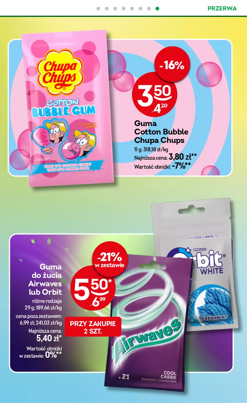 Gazetka promocyjna Żabka - gazetka-promocyjna-39-40-2026 - ważna 23.09 do 06.10.2026 - strona 71 - produkty: Chupa Chups, Guma do żucia, Orbit