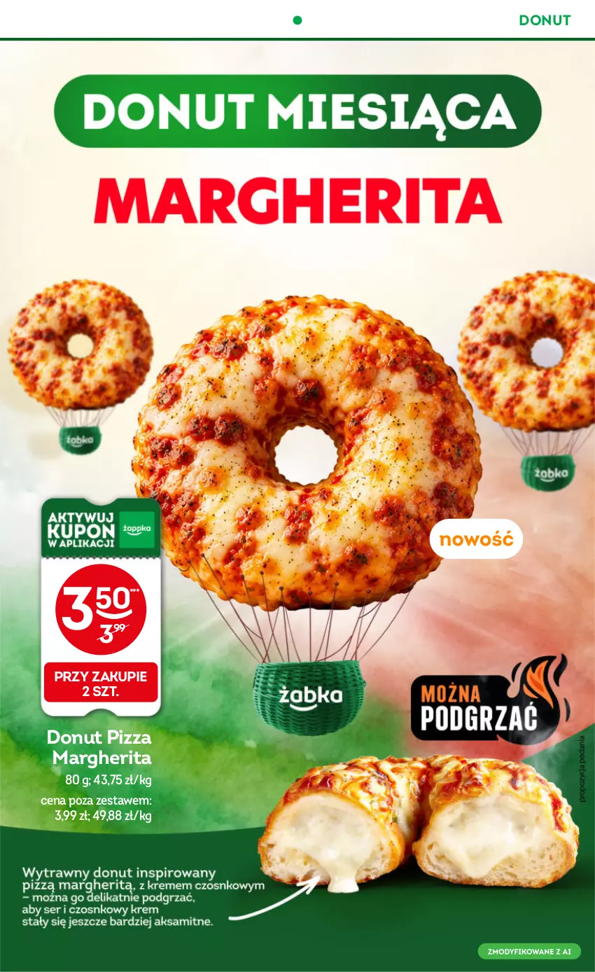 Gazetka promocyjna Żabka - gazetka-promocyjna-39-40-2026 - ważna 23.09 do 06.10.2026 - strona 79 - produkty: Donut, Pizza, Pizza margherita