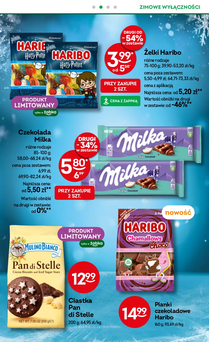 Gazetka promocyjna Żabka - ważna 18.12.2025 do 01.01.2026 - strona 17 - produkty: Ciastka, Czekolada, Haribo, Milka