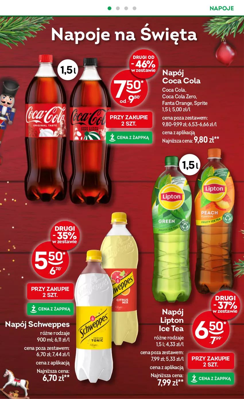 Gazetka promocyjna Żabka - ważna 18.12.2025 do 01.01.2026 - strona 24 - produkty: Fa, Fanta, Ice tea, Lipton, Napój, Napoje, Schweppes, Sprite