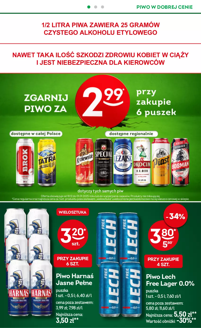 Gazetka promocyjna Żabka - ważna 18.12.2025 do 01.01.2026 - strona 37 - produkty: Gra, Harnaś, Piec, Piwa, Piwo