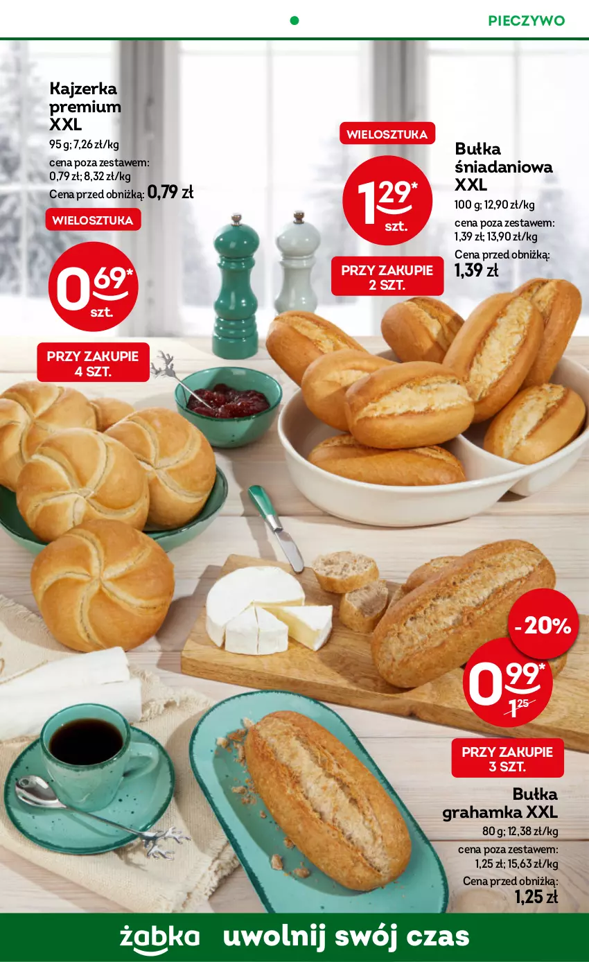 Gazetka promocyjna Żabka - ważna 18.12.2025 do 01.01.2026 - strona 42 - produkty: Bułka, Bułka grahamka, Danio, Gra, Kajzerka, Piec, Pieczywo