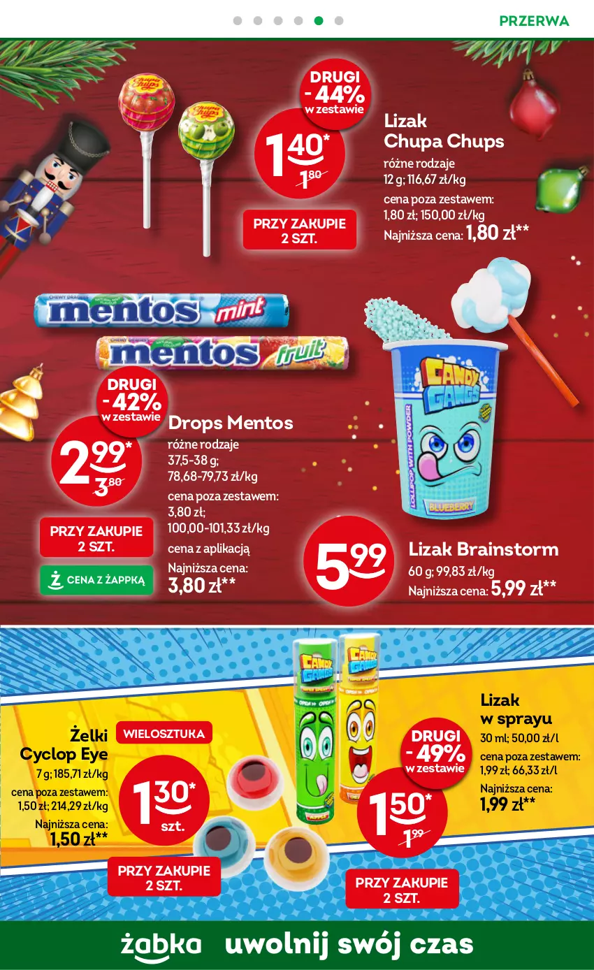 Gazetka promocyjna Żabka - ważna 18.12.2025 do 01.01.2026 - strona 54 - produkty: Chupa Chups, Mentos